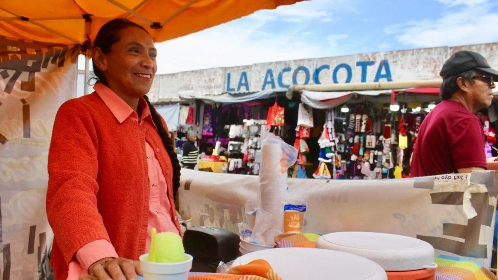 Puesto de nieves de la esquina de La Acocota